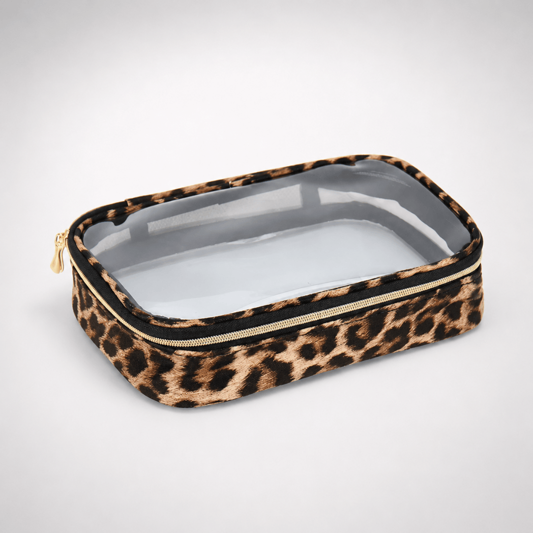 trousse de toilettes leopard - Trousella