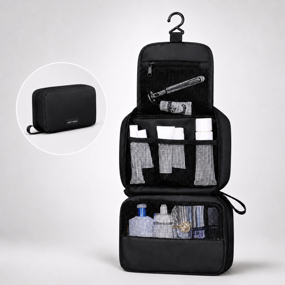 Trousse de Toilette Light Travel Go – Compacte et Organisée