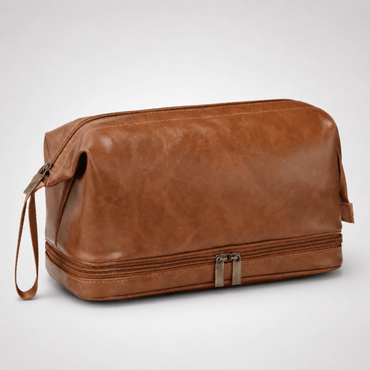 Grande trousse de toilette femme cuir – Trousella