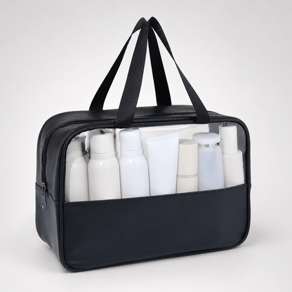 Grande trousse de toilette transparente - Trousella