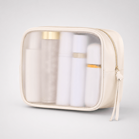 grande trousse de toilette transparente - Trousella