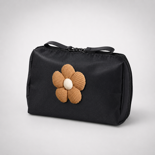 Trousse de maquillage fleurie - Trousella