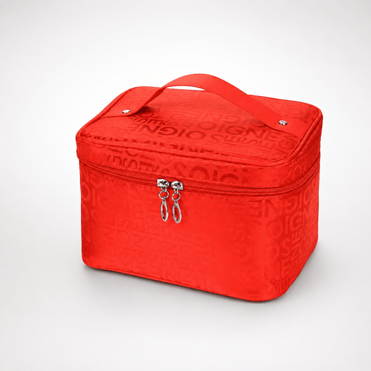 Trousse de toilette femme grande ouverture – Trousella