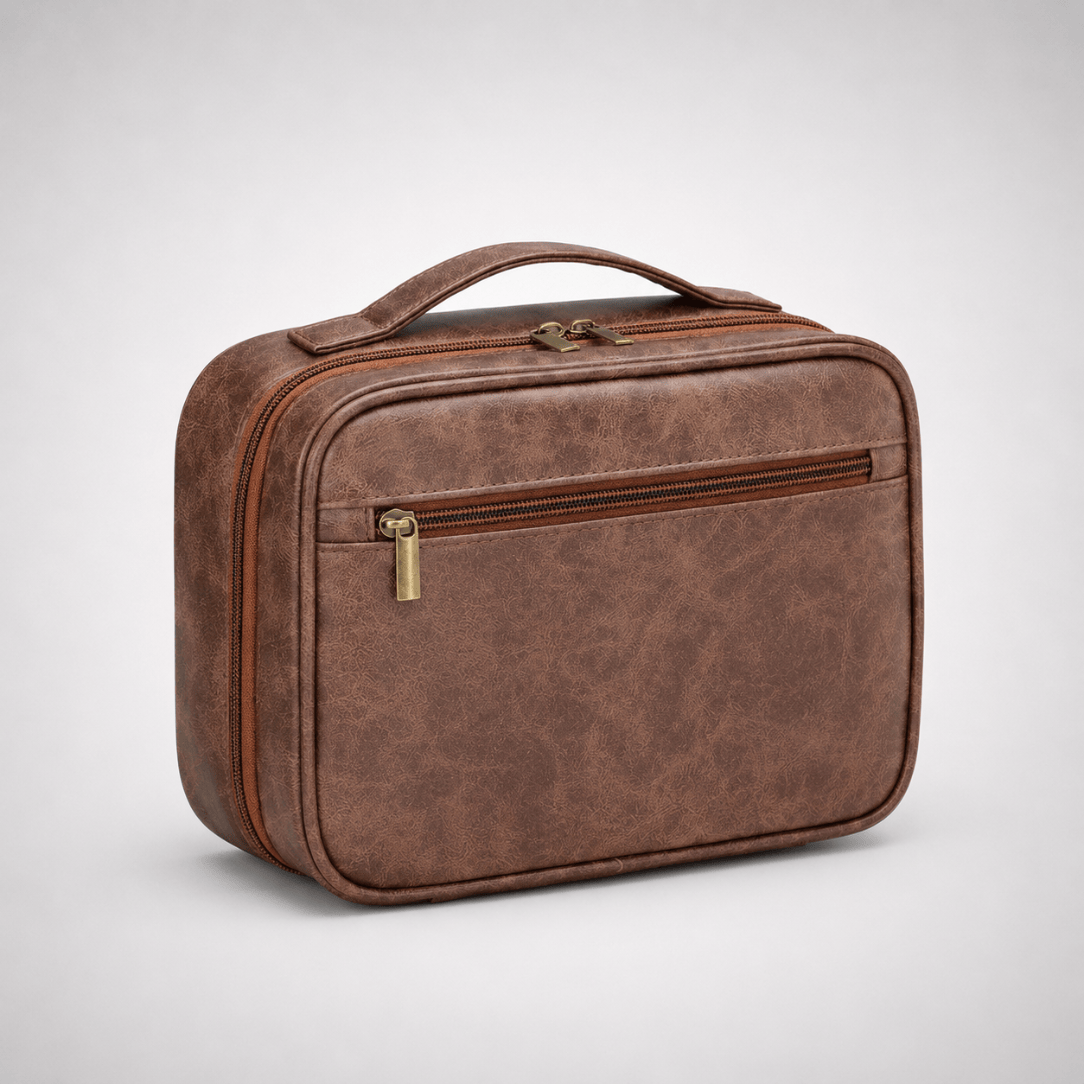 trousse de toilette homme voyage cuir - Trousella