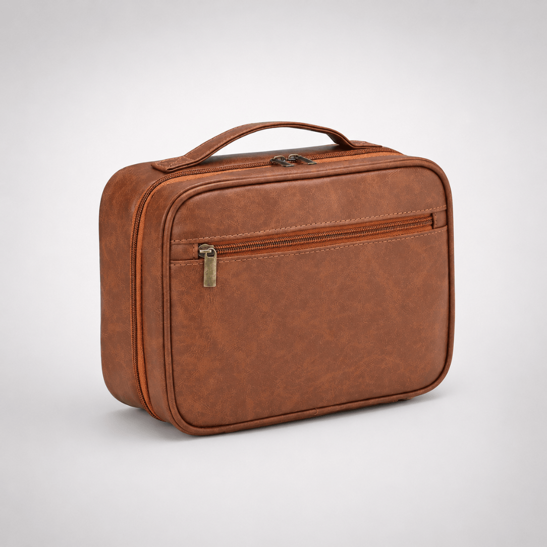 trousse de toilette homme voyage cuir - Trousella
