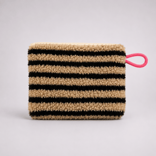 trousse de toilette rayée - Trousella