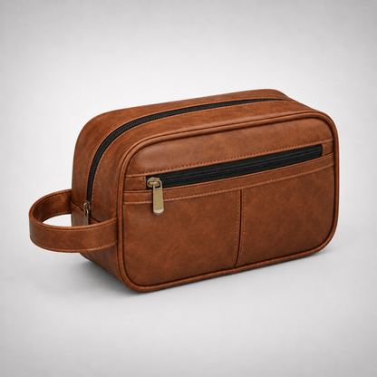 Trousse de toilette simili cuir – Trousella
