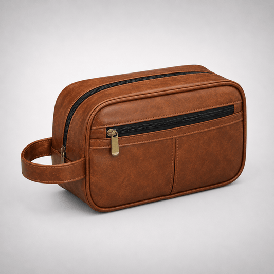 Trousse de toilette simili cuir – Trousella