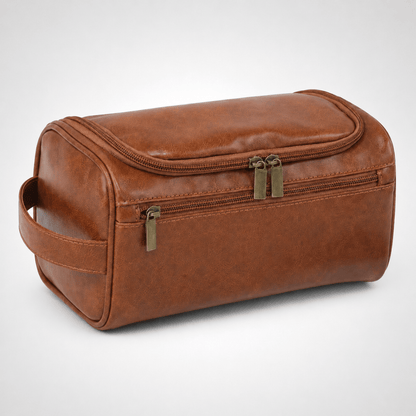 trousse de toilette suspendue en cuir - Trousella