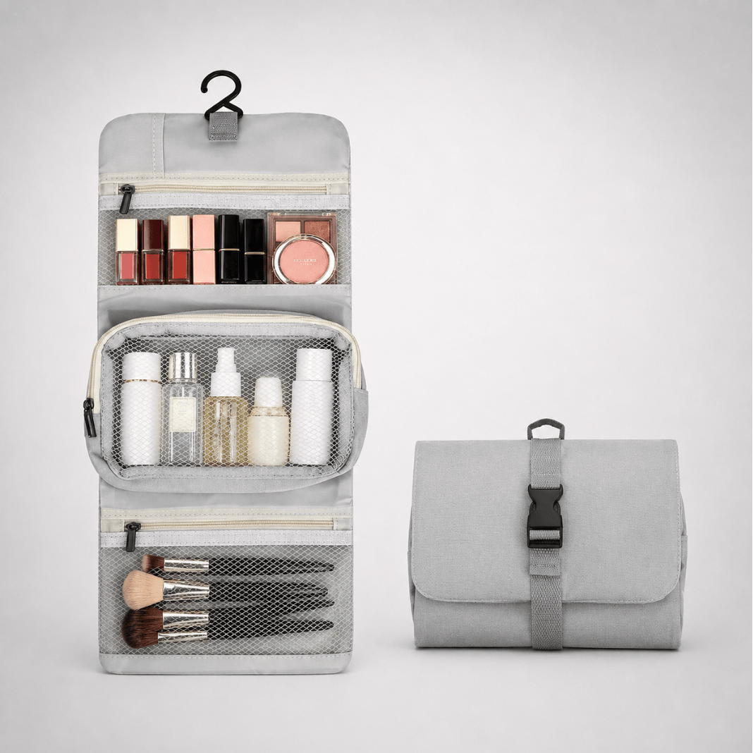 trousse de toilette suspendue voyage - Trousella