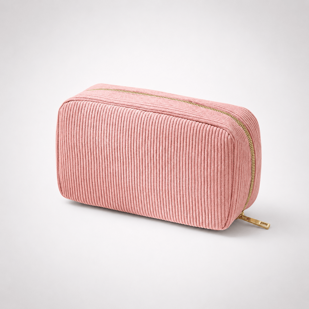 trousse de toilette velours côtelé - Trousella