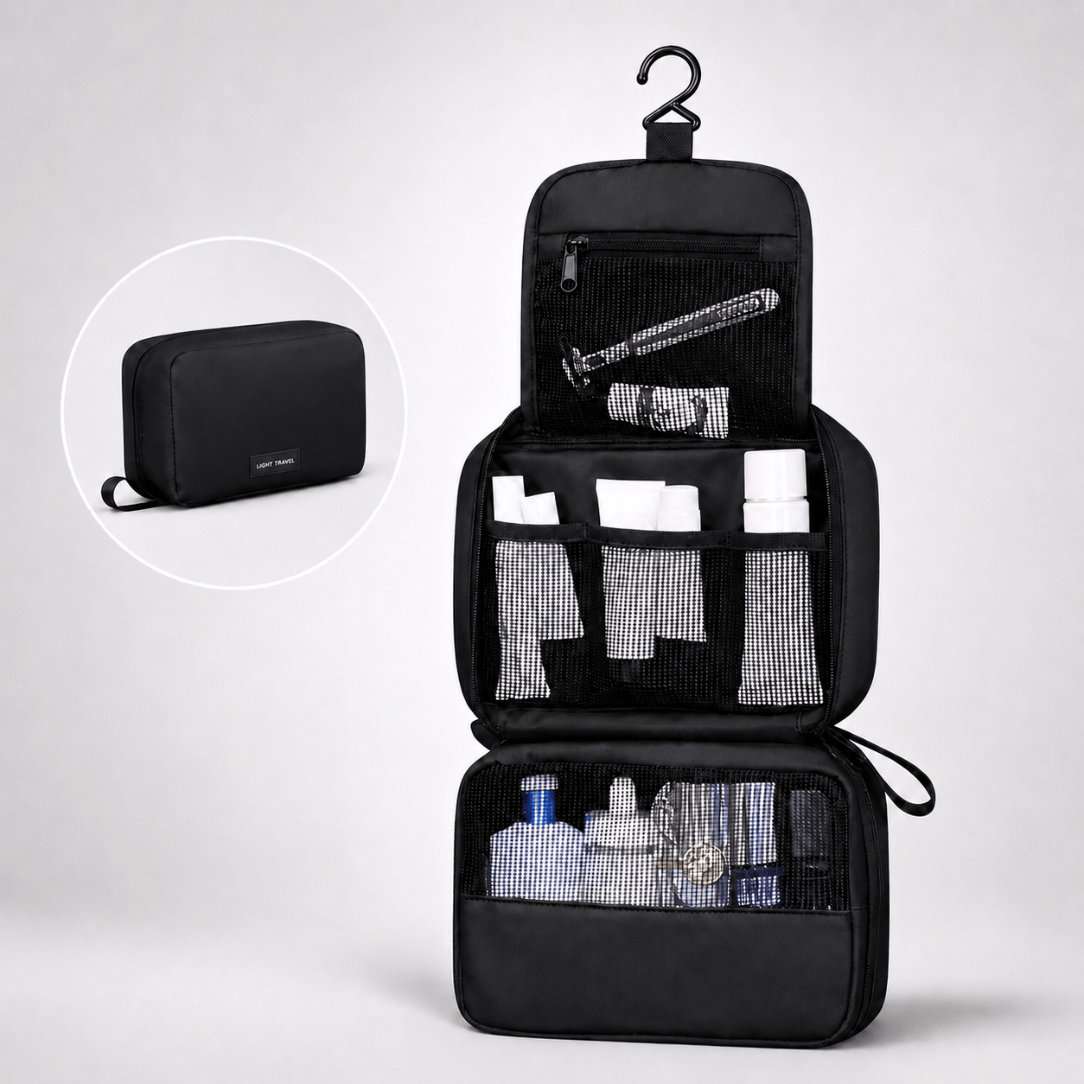 trousse de toilette voyage avion - Trousella