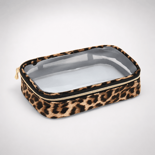 trousse de toilettes leopard - Trousella
