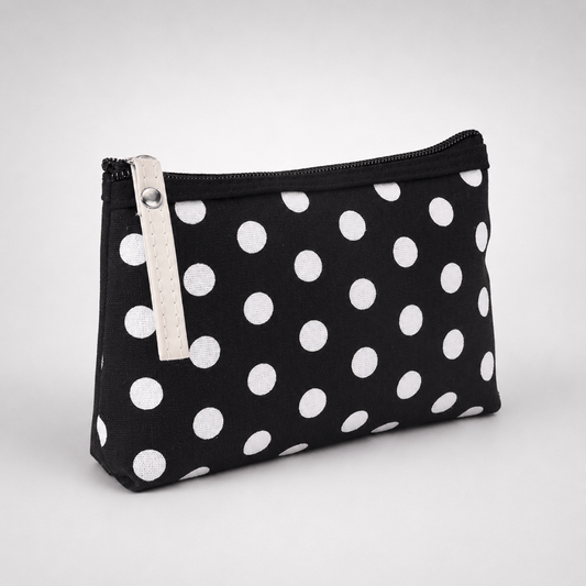 Trousse maquillage à pois – Trousella