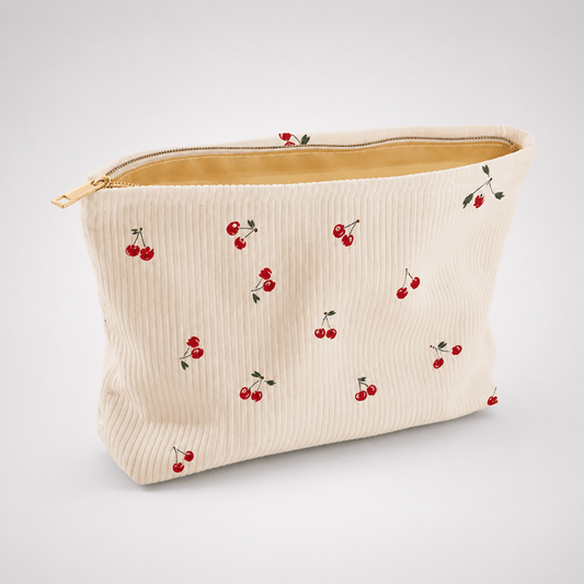 Trousse maquillage cerise – Trousella