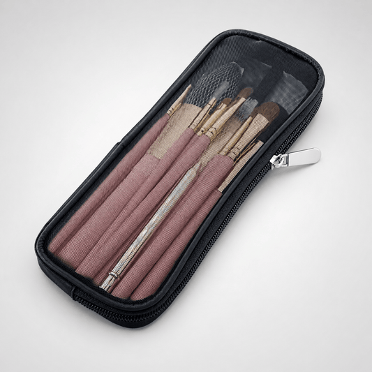 Trousse Pinceaux Maquillage Meshia – Discrète et Légère